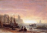 Albert Bierstadt The_Fishing_Fleet oil painting